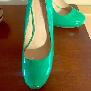 Mirella Green Heels